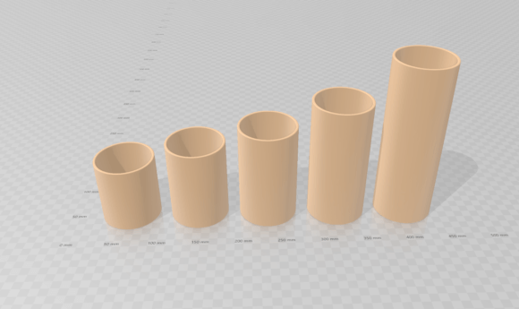 7cm Wide Base, Cylinder Vase STL File: A Versatile Digital Solution for Modern Organization