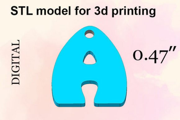 Customize Your Bag with the Bag Charm Letter A STL File