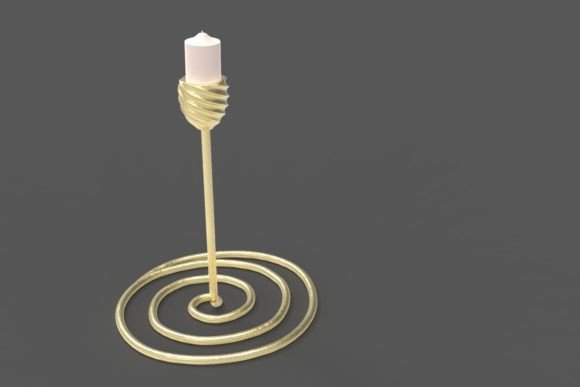 Exploring the Spiral Candelabrum: A 3D Printing Candle Holder for Modern Home Decor