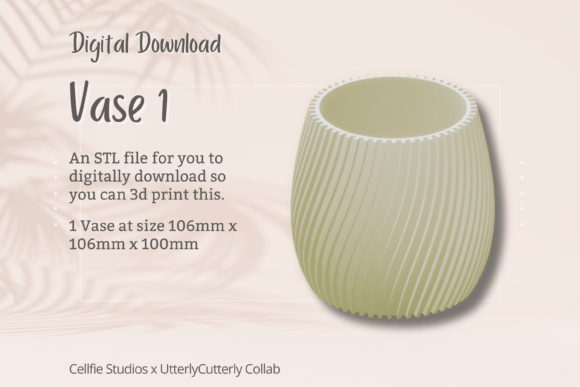 Exploring the Vase STL File – Digital Download – Homew: A Modern 3D Printing Solution for Creators and Entrepreneurs