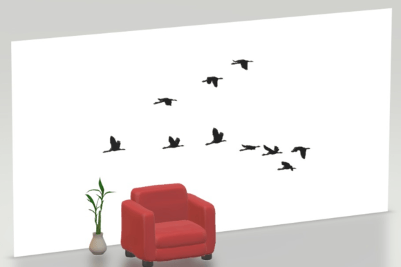 Flying Crane Team: Strategic Application of Scalable 3D Wall Decor