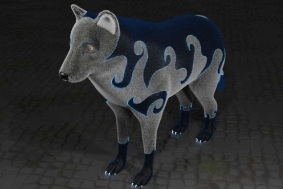 Japanese Yokai Raiju: 3D Model for Myth Projects