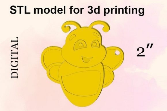 Keychain Bee, 3D Print File: A Versatile Digital Design for Custom Accessories