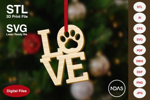 Paw Love Christmas Decoration Ornaments: A Heartfelt Fusion of Craft and Pet Affection