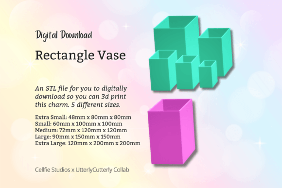 Rectangle 1 Vase STL File - Digital Down: What You Need to Know Before You Buy