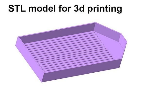 Rhinestone Sorting Tray STL File for 3D Printing