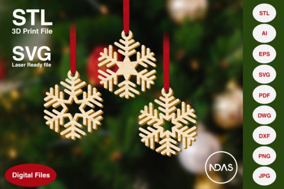 Snowflake Christmas Tree Ornament Bundle: A Smart Choice for Creative Holiday Decor
