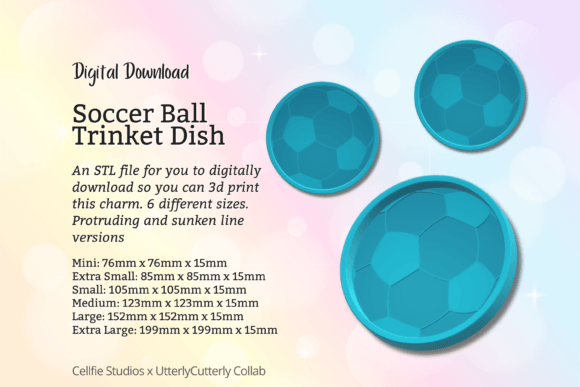 Soccer Ball Trinket Dish STL File - Digi: A Practical Guide for 3D Printing Enthusiasts